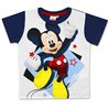 Dětské tričko s krátkým rukávem s Mickey Mouse. Základní vlastnosti:rozměry (šxv): 34x41 cm. velikost postavy: cca 104 cm. věk: cca 4 roky. obrázek je nažehlený. modrá záda bez vzoru. 100% bavlna. licenční výrobek. praní na 40°C. 