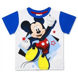 SETINO Bavlněné tričko MICKEY MOUSE SVĚTLE MODRÉ 98 cm