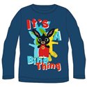 Dětské tričko Zajíček Bing dlouhý rukáv modré (velikost 104 cm)