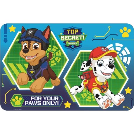 W&O PRODUCTS Dětské prostírání PAW PATROL TOP SECRET 43x28 cm