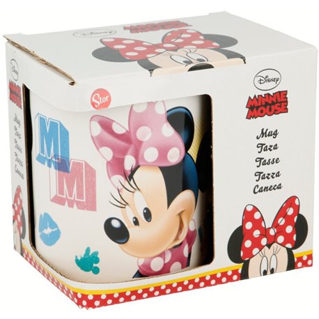 STOR Porcelánový hrnek MINNIE SUMMER 325 ml