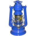 Plechová petrolejová lampa MEVA 864 (modrá)
