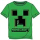 FASHION UK Bavlněné tričko MINECRAFT CREEPER zelené 140 cm