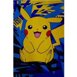 CHARACTER WORLD Dětská fleece deka POKÉMONI PIKACHU 100x150 cm