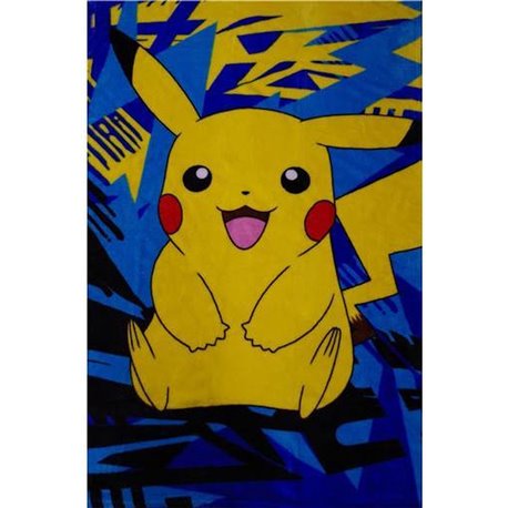 CHARACTER WORLD Dětská fleece deka POKÉMONI PIKACHU 100x150 cm