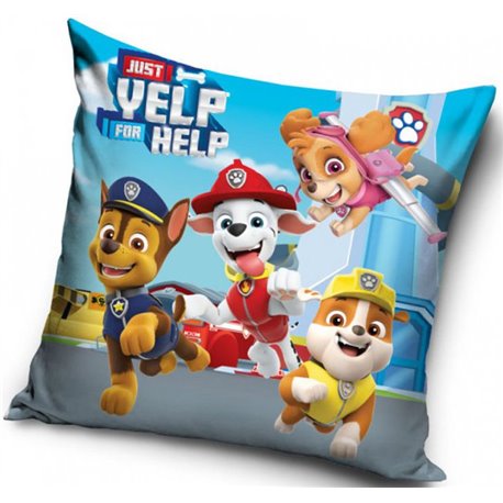 CARBOTEX Povlak PAW PATROL ZAVOLEJ O POMOC 40x40 cm