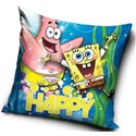 Dětský povlak na polštářek SpongeBob a Patrik Happy