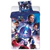 Dětské bavlněné povlečení Avengers Power pro fanoušky nejuznávanějšího superhrdiského týmu Avengers. Základní vlastnosti:rozměry (šxd): 140x200, 70x90 cm. bavlněné povlečení. zapínání na zip. praní na 60°C. 