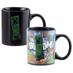 PALADONE Měnící hrnek MINECRAFT CREEPER BOOM 300 ml