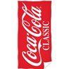 Dětská osuška pro milovníky nápoje Coca Cola. Základní vlastnosti:rozměry (šxd): 70x140 cm. licenční výrobek. 100% bavlna. praní na 30°C. 