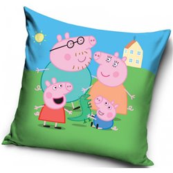 TIPTRADE Polštářek PEPPA PIG RODINKA 40x40 cm