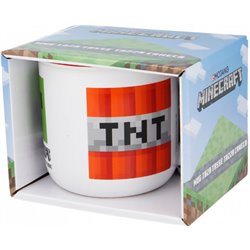 STOR Porcelánový hrnek MINECRAFT CREEPER/TNT 400 ml