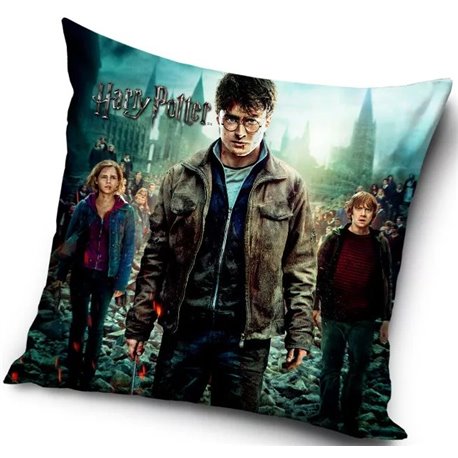 CARBOTEX Povlak na polštářek HARRY POTTER ČARODĚJ 40x40 cm