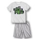 TVM Bavlněné pyžamo MINECRAFT CREEPERS BÍLÉ 128 cm