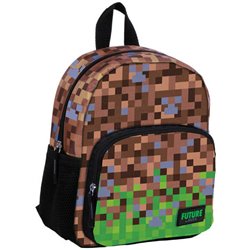 DERFORM Dětský batoh MINECRAFT KOSTKY 02 22x9x28 cm