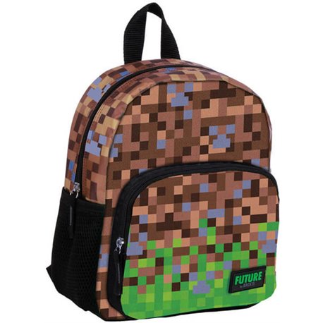 DERFORM Dětský batoh MINECRAFT KOSTKY 02 22x9x28 cm