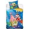 Dětské bavlněné povlečení s filmovou postavičkou SpongeBob a jeho kamarády. Základní vlastnosti:rozměry (šxd): 140x200, 70x90 cm. bavlněné povlečení. z každé strany je jiný vzor. licenční výrobek. zapínání na zip. 