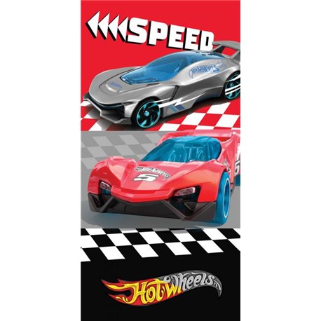 CARBOTEX Bavlněné osuška HOT WHEELS SPEED 70x140 cm