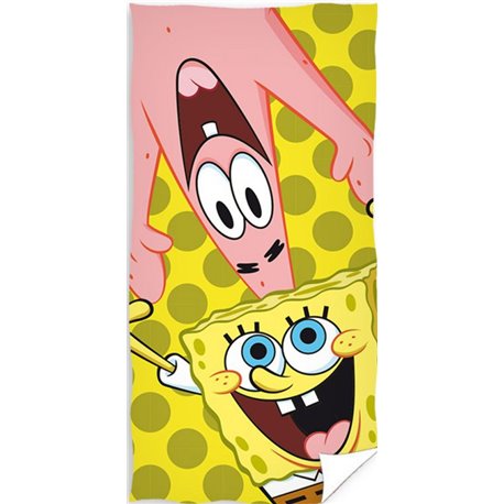 CARBOTEX Bavlněná osuška SPONGEBOB A PATRIK 03 70x140 cm