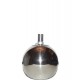DIMENZA Nerezová petrolejová lampa 12 cm