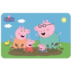 W&O PRODUCTS Dětské prostírání PEPPA PIG RODINKA 42x29 cm