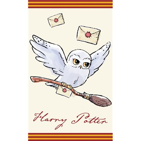 CARBOTEX Bavlněný ručník HARRY POTTER SOVA HEDVIKA 30x50 c