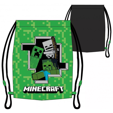 FASHION UK Sáček na přezůvky MINECRAFT MONSTERS 32x35 cm