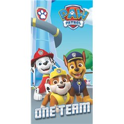 JERRY FABRICS Bavlněná osuška PAW PATROL-TLAPKOVÁ PATROLA 201 70x140 cm