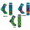 3 páry ponožek Minecraft s motivem z počítačové hry Minecraft. Základní vlastnosti:velikost: 27-30. 3 páry ponožek. 3 různé vzory. licenční výrobek. ruční praní.  