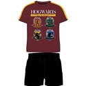 Dětské pyžamo Harry Potter Hogwarts vínové (velikost 152 cm)