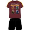 Dětské pyžamo Harry Potter Hogwarts vínové (velikost 158 cm)