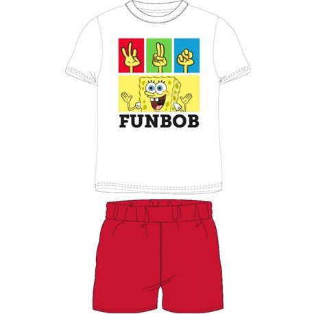 E PLUS M Bavlněné pyžamo SPONGEBOB 128 cm