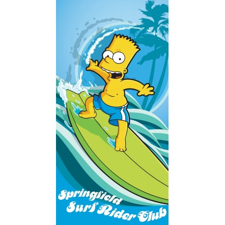 Dětská osuška Simpsons Bart surf