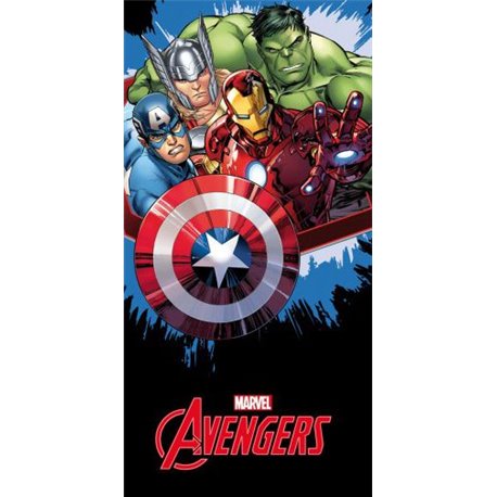 CARBOTEX Bavlněná osuška AVENGERS SUPER HEROES 70x140 cm