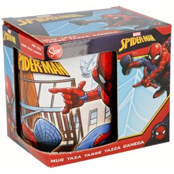 STOR Porcelánový hrnek SPIDERMAN STREETS 325 ml 2. jakost