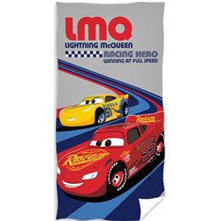 JERRY FABRICS Bavlněná osuška CARS MCQUEEN RACING HERO 70x140 cm