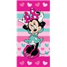 Oblíbená osuška s půvabnou myškou Minnie v puntíkatých šatičkách a typickou mašlí na hlavě. Základní vlastnosti:rozměry (šxd): 70x140 cm. licenční výrobek. 100% bavlna. praní na 40 °C. 