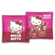 Polštářek Hello Kitty na kole (růžový)