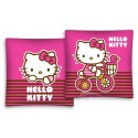 Dětský polštářek Hello Kitty na kole