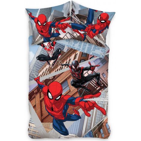 CARBOTEX Povlečení SPIDERMAN NAPŘÍČ PARALELNÍMI SVĚTY 140x200, 70x90 cm