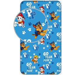 JERRY FABRICS Bavlněné prostěradlo PAW PATROL 1065 90x200 cm