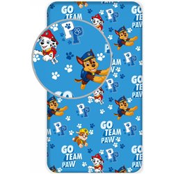 JERRY FABRICS Bavlněné prostěradlo PAW PATROL 1065 90x200 cm