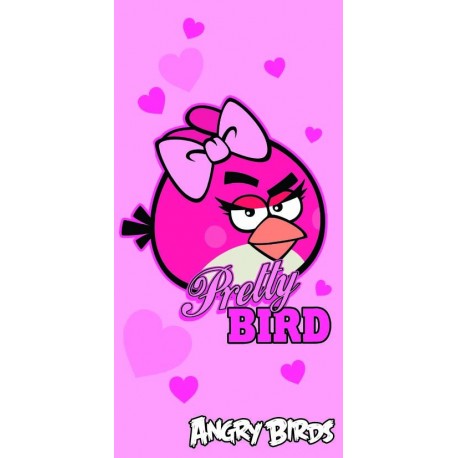 HALANTEX Osuška Angry Birds Pretty Bird 70x140 cm
