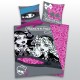 Dětské povlečení Monster High šedá/růžová