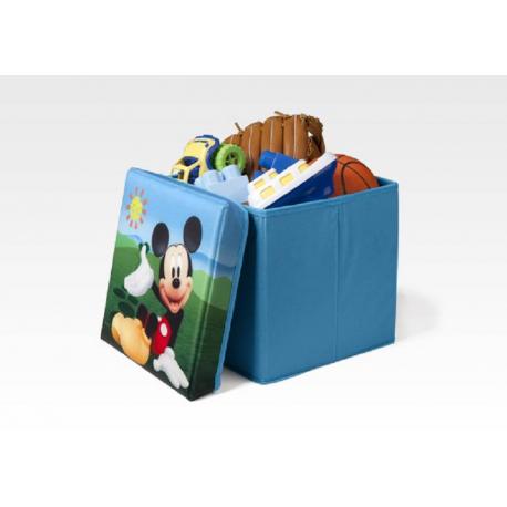 Dětský taburet s úložným prostorem Mickey