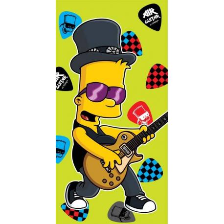 Osuška Simpsons Bart guitar - 75 x 150 cm
