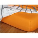 Jersey prostěradlo 200x220 cm (pomeranč)