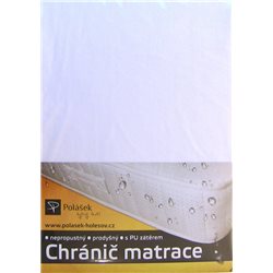 Jersey nepropustné prostěradlo 60x120 cm (bílé)