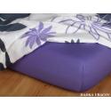Jersey prostěradlo 90x200 cm (purpurové)
