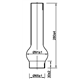 Skleněný cylindr Matador Neue Wunder 20''' (spodní Ø 6,5 cm)